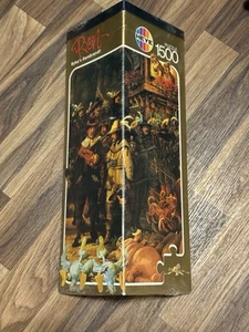 Heye Jigsaw Puzzle 1500 Pieces Rybas Rembrandt Ryba Triangle Box 1992 Jigsaw - Picture 1 of 7