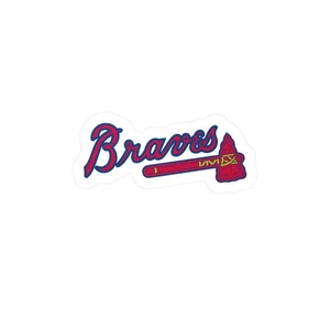 Atlanta Braves Vinyl Aufkleber | Teamgeist Aufkleber, Sportdeko - Bild 1 von 17