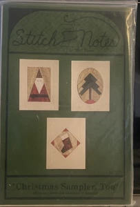 My Time Stitch Notes "CHRISTMAS SAMPLER, TOO" 9 Notecards & Envelopes Pattern - Picture 1 of 2