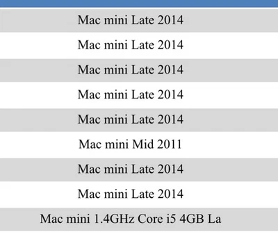 Lot Of 21 Mac Mini Late A1347, Apple Tower MacPro6,1 A1481 - Image 1 of 3