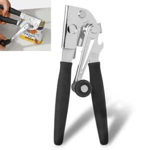 Commercial Can Opener with Magnet Manual Heavy Duty Folding Hand Crank Can Op... - Picture 1 of 7