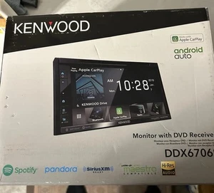 Kenwood DDX6706S Bluetooth DVD Player Apple CarPlay Android Auto CD USB Aux 6Ch - Picture 1 of 4