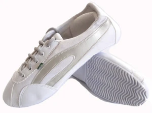Taygra Brasil White & Silver Slim Sneakers Flexible & Light Shoes Size 42  - Picture 1 of 3