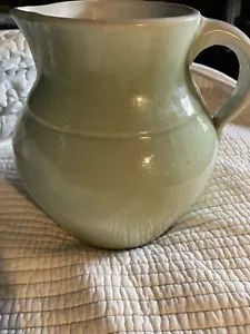 Antique Clay Water Pitcher Gallon Light Green - Picture 1 of 15