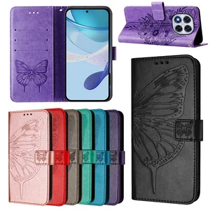Custodia in pelle portafoglio goffrata flip cover per Xiaomi Redmi Note 14 Pro 13 Poco X7 - Foto 1 di 116