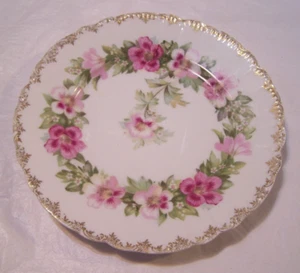 Antique Rosenthal R.C. Malmaison Pansy Porcelain Plate Bavaria 8 3/8" d - Picture 1 of 3