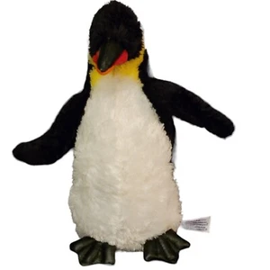 Peluche Aurora World Emperador Pingüino Peludo Piel 9 pulgadas En muy buen estado  - Imagen 1 de 7