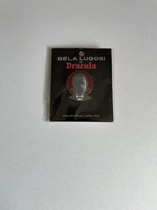 CREEPY CO Bela Lugosi Dracula Collectible Enamel Lapel Pin Limited Edition 2017 - Picture 1 of 4