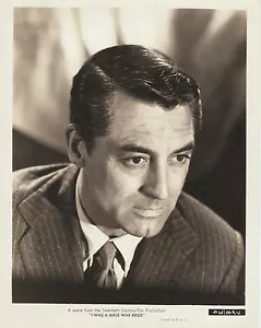 CARY GRANT in "Ero una sposa di guerra maschile" Fotografia d'epoca originale 1949 RITRATTO - Foto 1 di 1