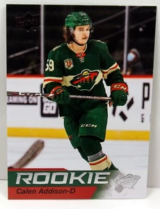 50x - 2021-22 Upper Deck Star Rookie Box Set Card #9 - Calen Addison Wild - Imagen 1 de 1
