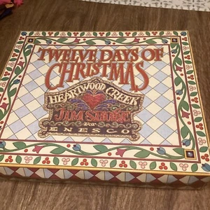 Jim Shore 12 Days of Christmas Ornament Set 12 Pieces New In Box 2005 Retired - Bild 1 von 8