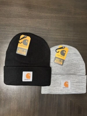 NWT Carhartt A18 Watch Beanie Cuffed Winter Acrylic Hat Knit Warm FREE SHIPPING - Image 1 of 4