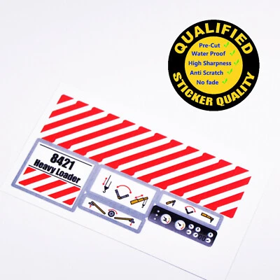 Pegatina de repuesto para set 8421 pegatina precortada Foto 1 de 3