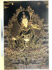 H 35in China Tibetan Ethnic Vintage Decoration Sacred Buddhist Thangka Paintings