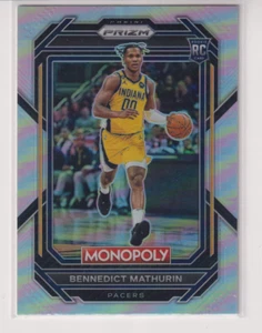 Bennedict Mathurin 2022-23 Monopoly Silver Prizm Rookie Card # 36 $1.00 Shipping - Picture 1 of 2