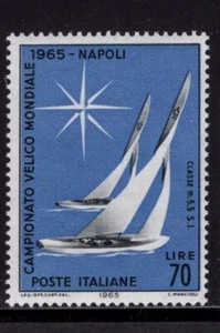 Italia 1965 Veleros de 5,5 metros Clase, World Yachting Race Nápoles SC 911 MNH - Imagen 1 de 1
