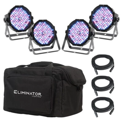 Eliminator Lighting MEGA FLAT PAK EP Sistema de Iluminación con 4x Pars idjnow Foto 1 de 4