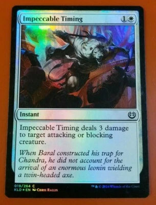 1x Impeccable Timing | FOIL | Kaladesh | MTG Magic Cards - Image 1 of 2