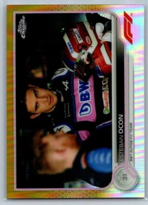 2022 Topps Chrome F1 Gold Wave Esteban Ocon /50 - Picture 1 of 2