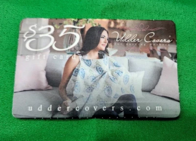 Cubiertas de ubre $35.00 ¡NUEVAS! Tarjeta regalo www.udercovers.com Foto 1 de 4