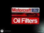 Vintage Sticker Motorcraft Oil Filters Ford's O.E.M. Parts Division Buy 2 Save