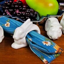 Replacement Porcelain Napkin Rings for Japan Made Farm Animals set 
