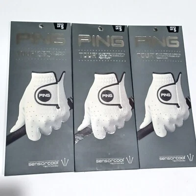 Guante de golf Ping Tour para hombre LH S Sensor Cool Technology. 3 paquetes. Nuevo Foto 1 de 4