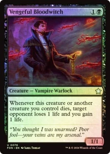 Vengeful Bloodwitch (0076) - Foundations - Uncommon (Foil) - Picture 1 of 1