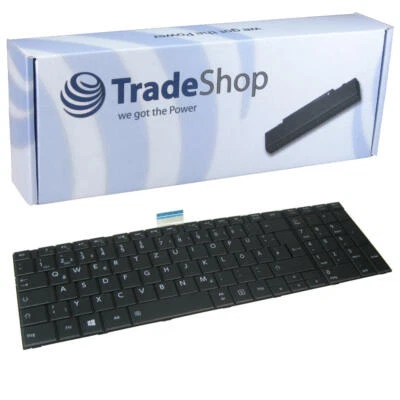 TRADE-SHOP Tastatur Keyboard QWERTZ DE Deutsch für Toshiba Satellite C855-21V C855-2J3