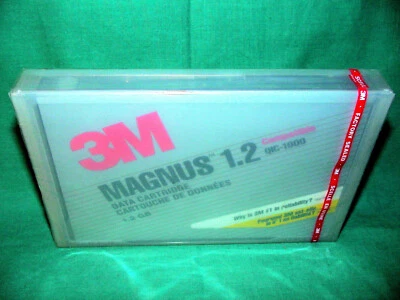 3M Magnus 1.2 Datenkassette Band 1,2 GB 950ft 289,56m Data Cassette Tape likenew - Image 1 of 4