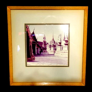 Gerahmtes Bild von Thailand Bangkok 14x13,5" - Bild 1 von 3