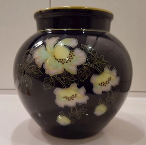 Hutschenreuther Vase 1814-1939 / Blumen / blau / sehr guter Zustand / Rosentahl - Bild 1 von 7