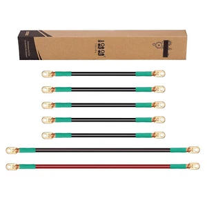 Golf Cart Battery Cables for 1994-up EZGO TXT 36V 48V, 14" Long-5pc, 25" Long-2 - Picture 1 of 7