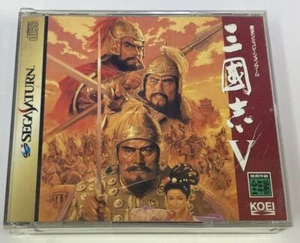Sega Saturn SS Sangokushi V 5 Japan w/ Box and Manual 1221 SP - Picture 1 of 13