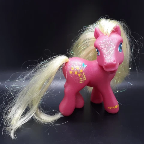 2003 Hasbro My Little Pony Generation 3 Forsythia Pink Sparkle Pony Cover