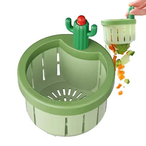 Colino di Scarico Lavello Cucina Cactus,Pressa Cestello di Scarico Automatico - Foto 1 di 11