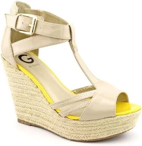 G BY GUESS"" TALLOS MUJER PEEP TOE TACÓN DE CUÑA SINTÉTICO - TALLA 9 - Imagen 1 de 12