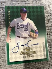 1998 Donruss Signature Series Millennium Marks Auto 0787 Jeff Conine Royals 