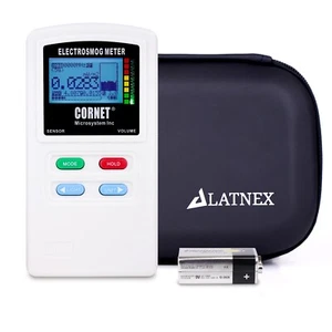 Cornet ED98QPro5G (0.1-8GHz) Electrosmog, EMF Meter 2024 with LATNEX Case - Picture 1 of 5