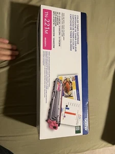 Genuine Brother Toner TN221Y Yellow & TN221M Magenta Sealed Bags-READ - Picture 1 of 12