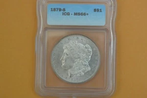1879-S Morgan Dollar ICG MS66+ - Picture 1 of 4