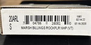 2020-S MARSH BILLING ROCKFLR (VERMONT) QUARTER ROLL VIENE FORNITO IN SCATOLA ORIGINALE COME NUOVO - Foto 1 di 3