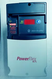 ALLEN-BRADLEY POWERFLEX 40 22D-B017N104 SERIES A AC DRIVE 200-240V 21A 5HP WOW!! - Picture 1 of 3
