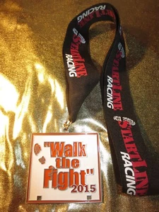 Walk the Fight Startline Arizona Marathon 2015 Walk Run Race Finisher Medal - Picture 1 of 3