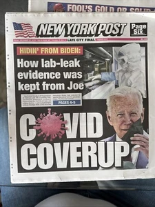 COVID VERTUSCHUNG HIDIN VON JOE BIDEN NY POST 27.12.24 - Bild 1 von 2