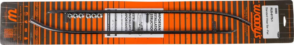 Woodys 2001 Formula Deluxe 500 Fan Ski-Doo barra de desgaste estándar corredores Rus-6175 Foto 1 de 1