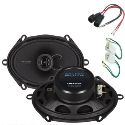 Crunch 6x8" Haut-Parleurs Pour Mazda 3 / 5 / 6 / MX5 / MX6 / 323 / 626 / Tribute - Photo 1/2