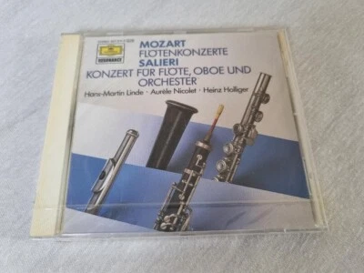 CD Mozart, Salieri, H.M.Linde, A.Nicolet,H.Holliger - Flute Concertos neu OVP - Bild 1 von 2