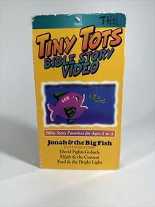 Tiny Tots Bible Story Video: Jonah and The Big Fish (VHS) Plus 3 Other Stories - Picture 1 of 4
