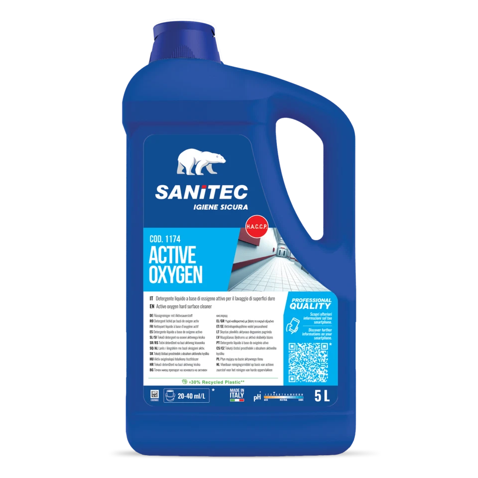 SANITEC DETERGENTE ACTIVE OXYGEN – 5L
